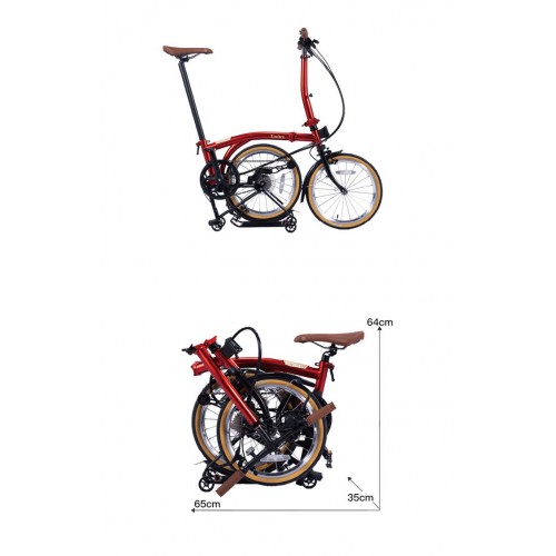 DAHON LUNDEN 16寸 349 三摺疊車 ( CUC673)